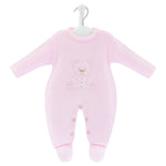 An image of the Dandelion Teddy Bear Knitted Onesie