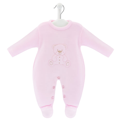 An image of the Dandelion Teddy Bear Knitted Onesie