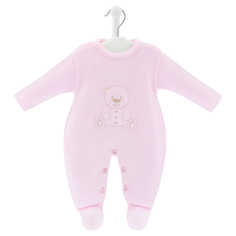 An image of the Dandelion Teddy Bear Knitted Onesie
