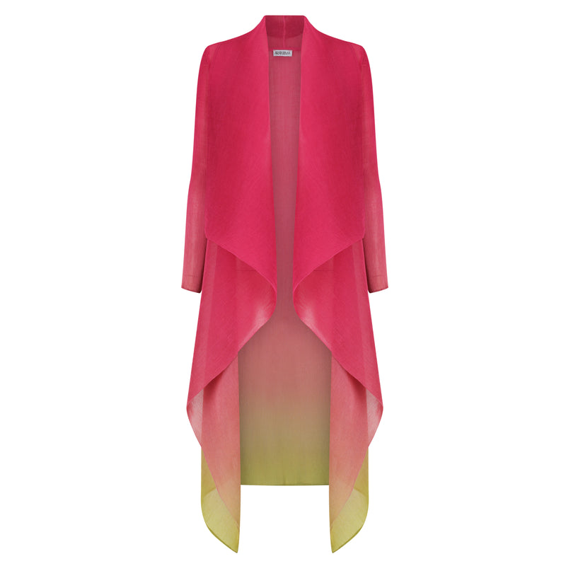 An image of the Alquema Collare Coat in the colour Acid Dream.