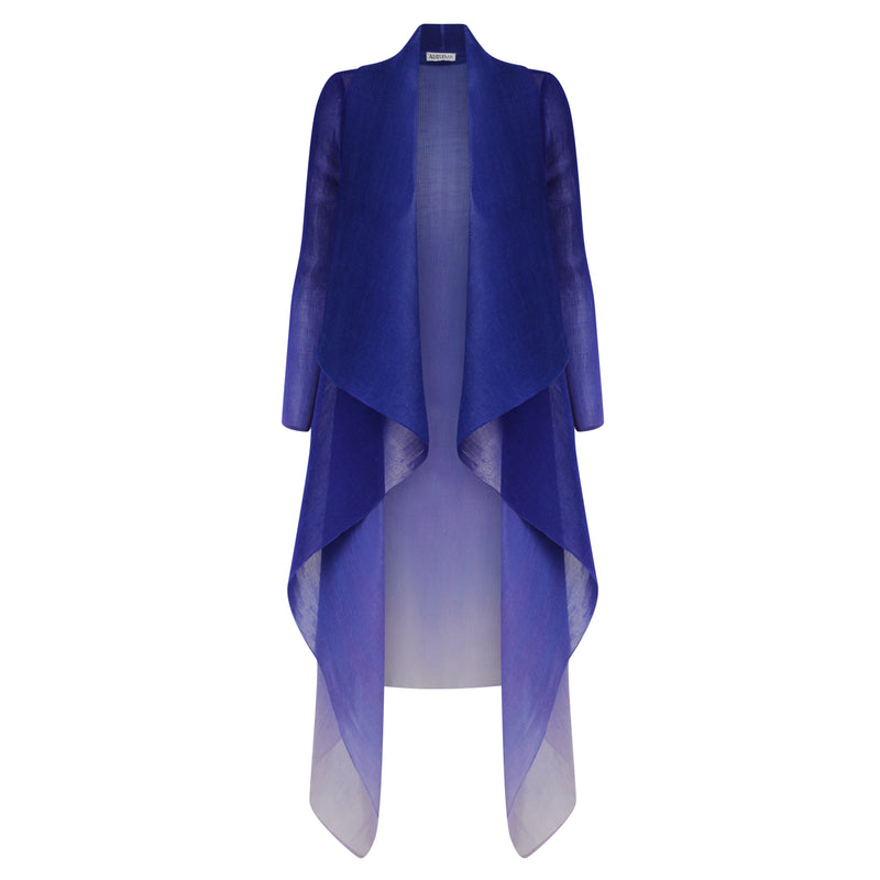 An image of the Alquema Collare Coat in the colour Sodalite.