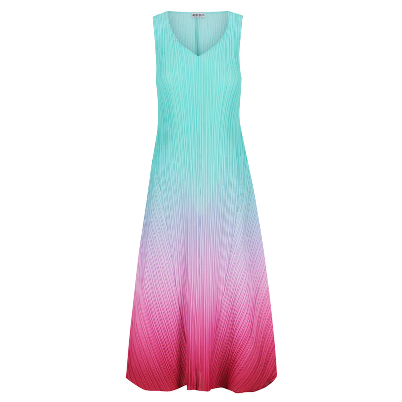 An image of the Alquema Estrella Dress in the colour Calypso.