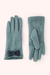 An image of the Powder Adalyn Faux Suede Gloves