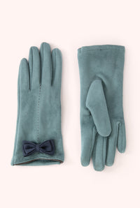An image of the Powder Adalyn Faux Suede Gloves