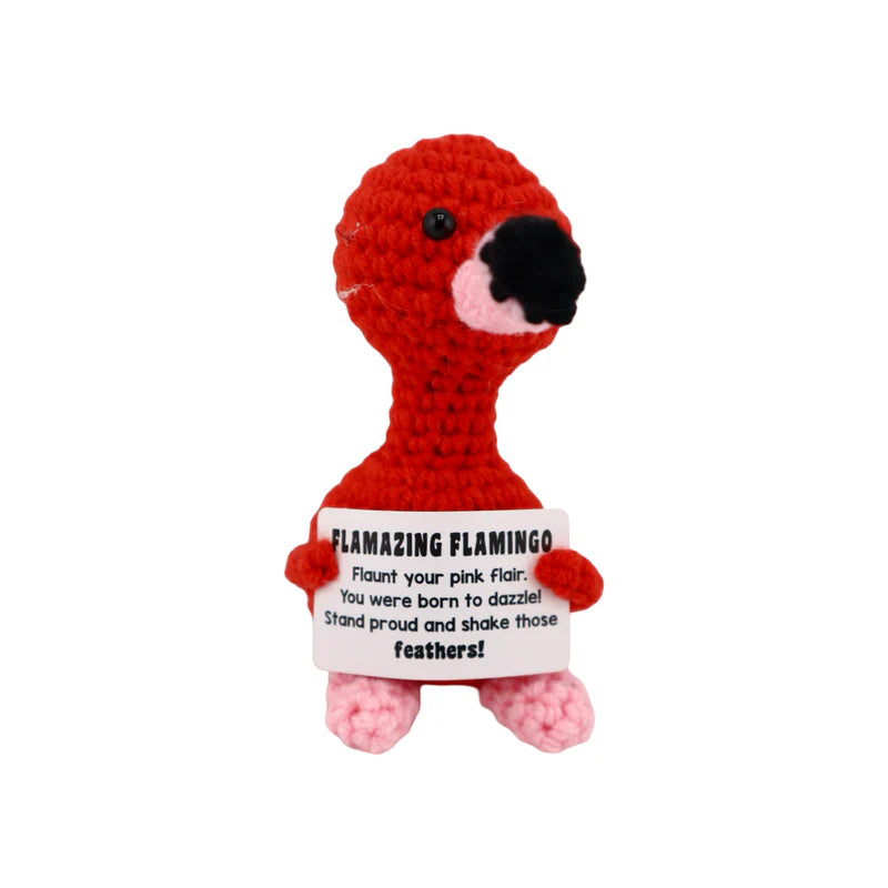 An image of the The Gnome Garden Positive Flamingo