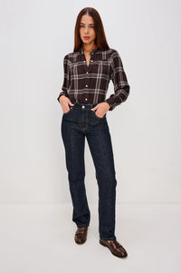 An image of the Rails Alanna Long Sleeves Button Down Top