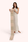 An image of the Powder Angelica Cosy Scarf - Cream/Sage