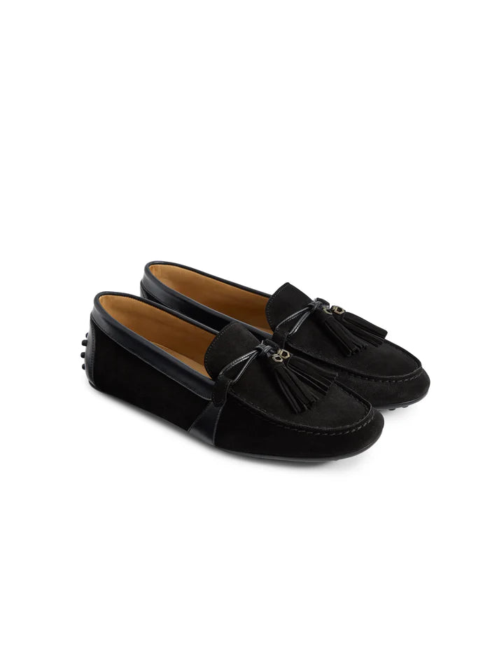 Fairfax & Favor Rutland Driver Black Suede
