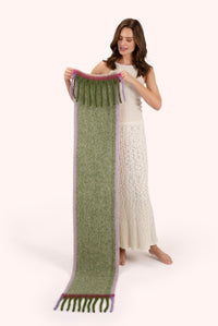 An image of the Powder Aria Cosy Scarf - Sage