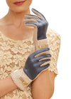 An image of the Powder Audrey Faux Suede Gloves - Denim