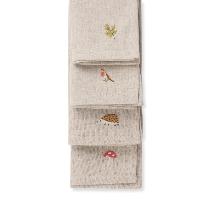 An image of the Sophie Allport Woodland Friends Napkins