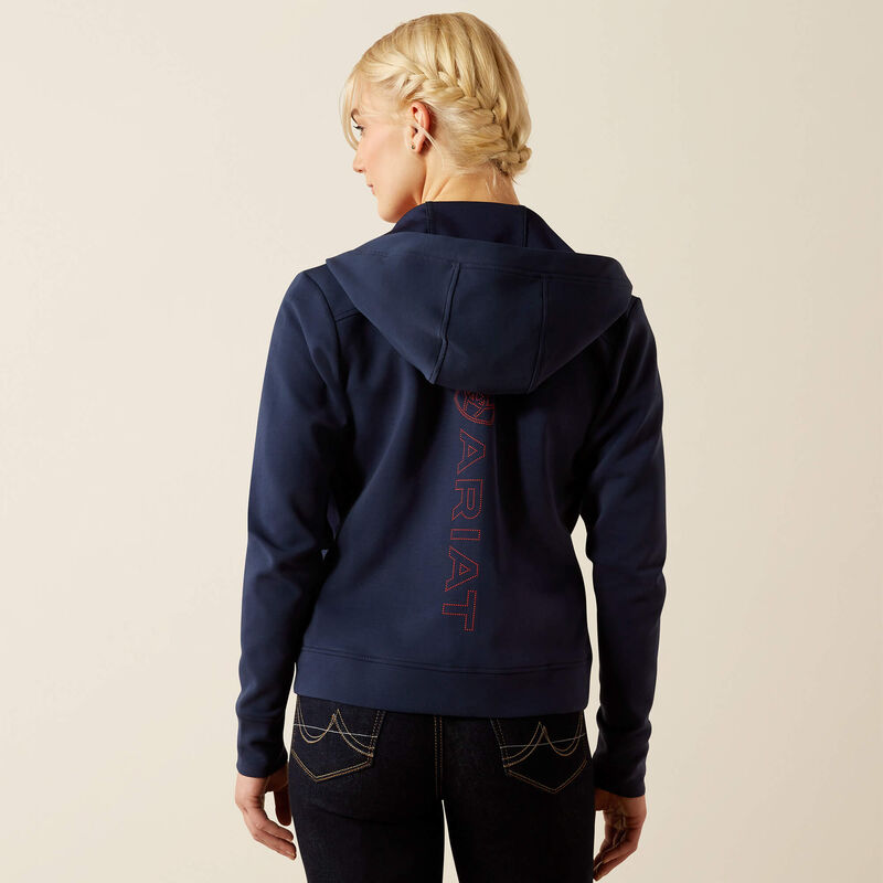 An image of the Ariat Antez Team Full Zip Hoodie