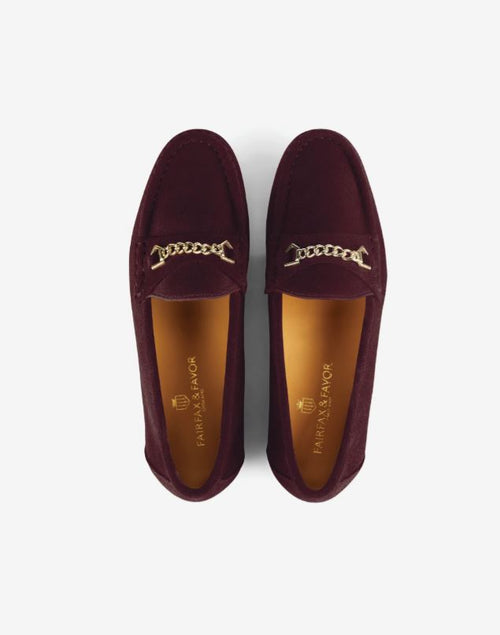 An image of the Fairfax & Favor Fairfax & Favor Apsley Suede Loafer