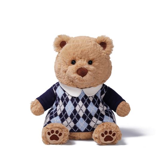 Argyle Sweater Raffles Bear