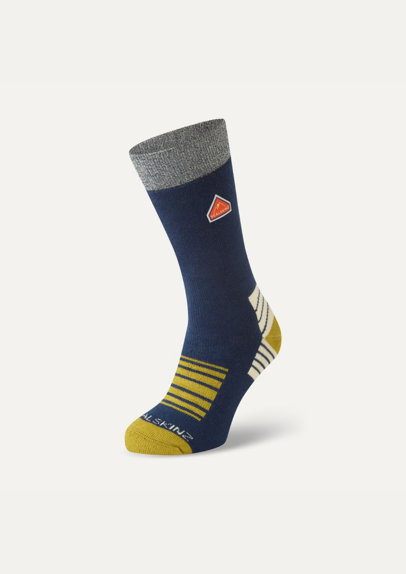 An image of the Sealskinz Attlebridge Single Layer Bamboo Mid Length Plain Hiking Sock