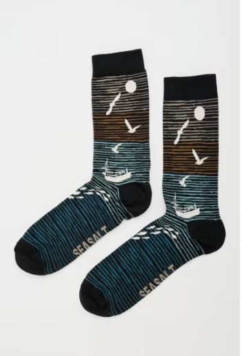 An image of the Seasalt Men's Arty Socks