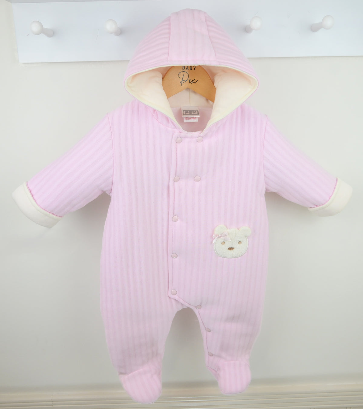 Girls Bear Snowsuit