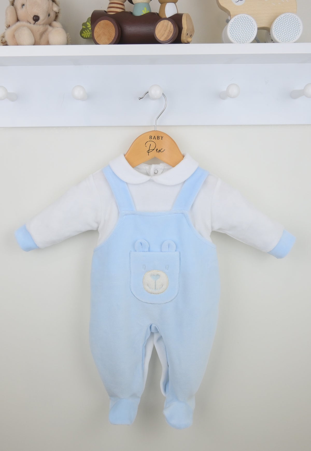 Bear Dungaree Sleepsuit