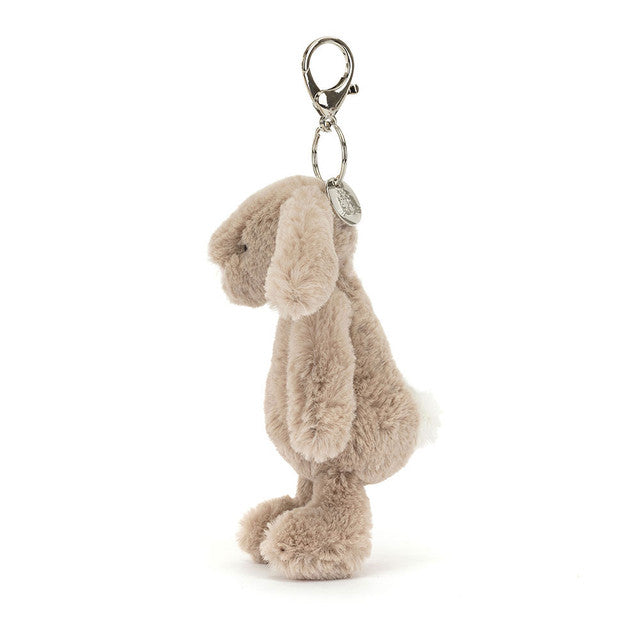 An image of the Jellycat Jellycat Bashful Beige Bunny Bag Charm