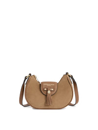 Fairfax & Favor Micro Windsor Cross Body Tan Suede