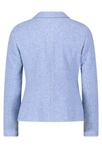 An image of the Betty Barclay Jacket with Front Pockets, in the colour Lavender Blue.