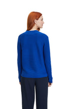 An image of the Betty Barclay V Neck Ribbed Knit