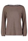 An image of the Betty Barclay Long Striped Top