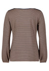 An image of the Betty Barclay Long Striped Top