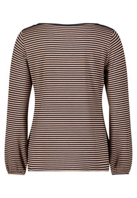 An image of the Betty Barclay Long Striped Top