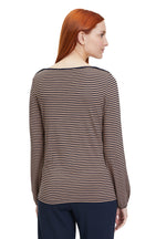 An image of the Betty Barclay Long Striped Top