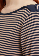 An image of the Betty Barclay Long Striped Top