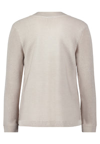 An image of the Betty Barclay V Neck Ribbed Knit