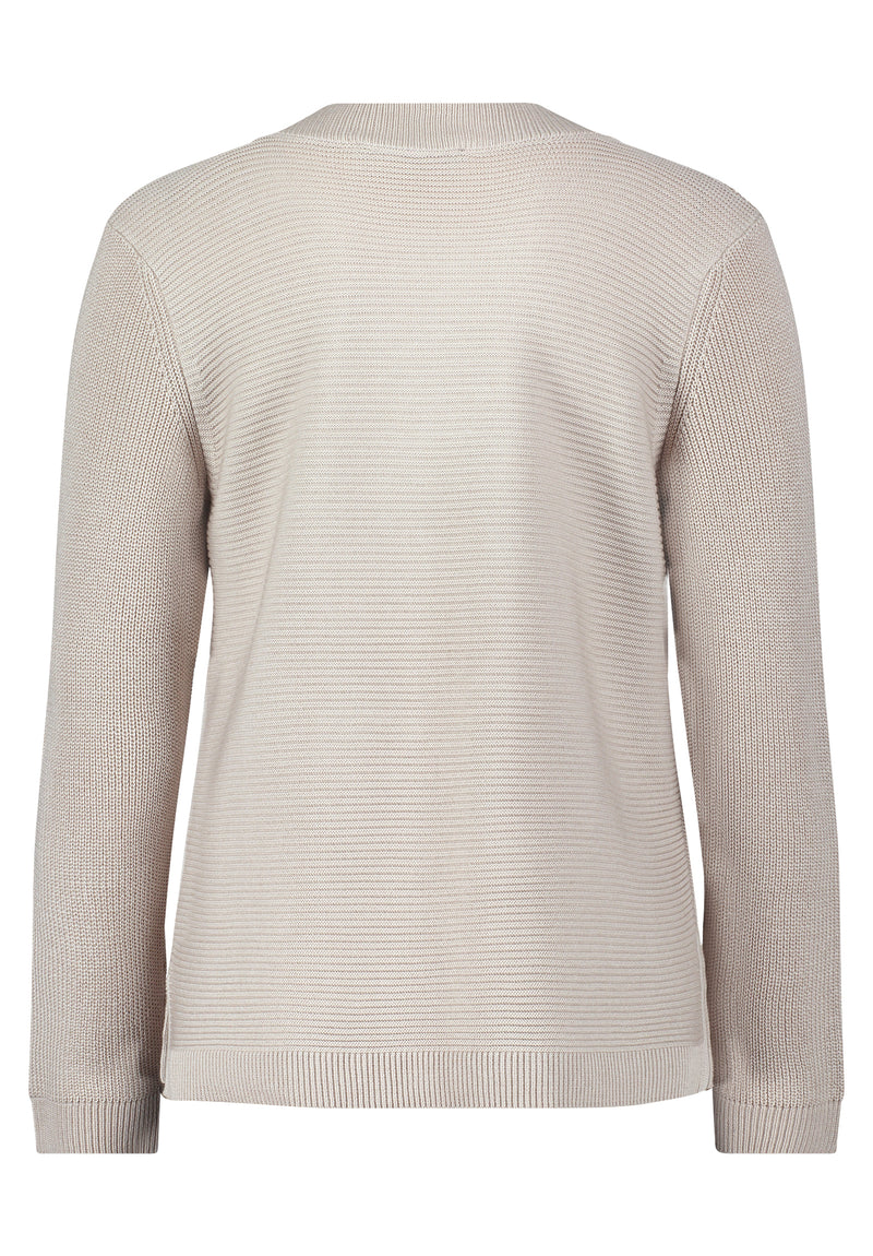 An image of the Betty Barclay V Neck Ribbed Knit