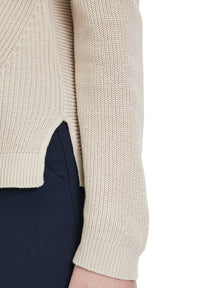 An image of the Betty Barclay V Neck Ribbed Knit