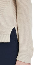 An image of the Betty Barclay V Neck Ribbed Knit