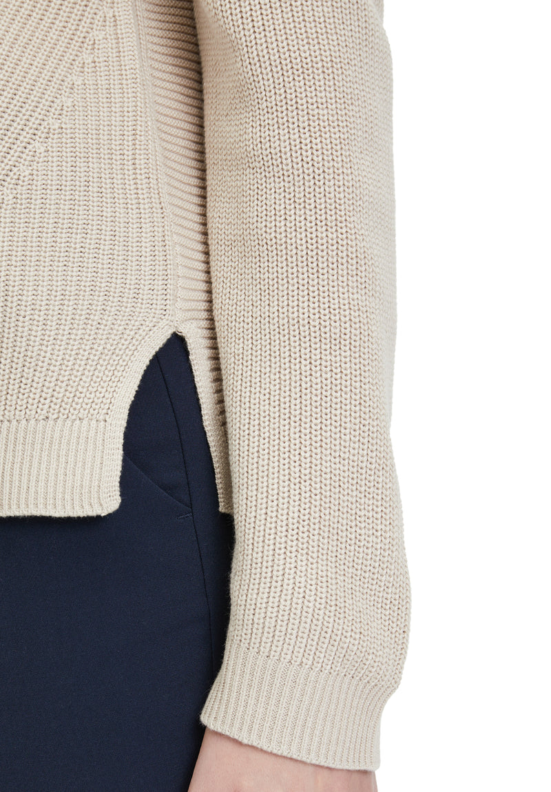 An image of the Betty Barclay V Neck Ribbed Knit