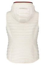An image of the Betty Barclay Hooded Gilet in Off White.