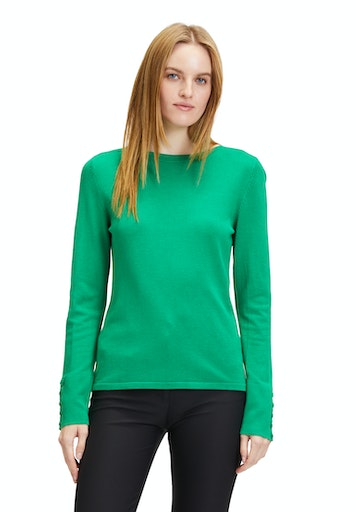 An image of the Betty Barclay Jumper in the colour Jolly Green.
