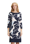 An image of the Betty Barclay Patterned 3/4 Sleeve Dress
