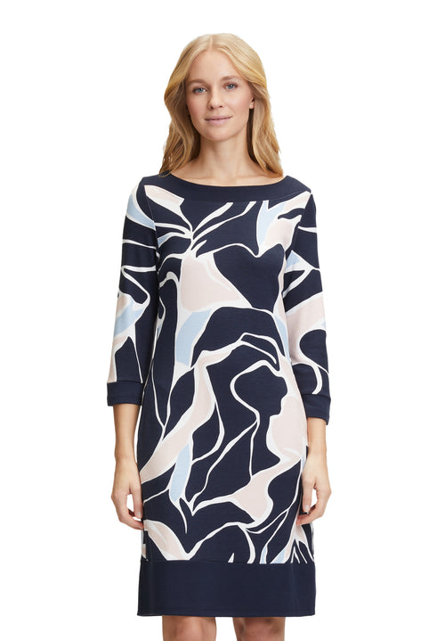 An image of the Betty Barclay Patterned 3/4 Sleeve Dress