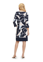 Patterned 3/4 Sleeve Dress