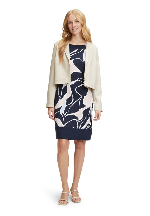 An image of the Betty Barclay Patterned 3/4 Sleeve Dress