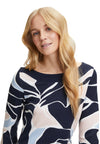 An image of the Betty Barclay Patterned 3/4 Sleeve Dress