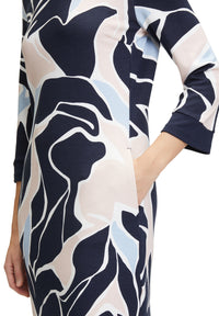 An image of the Betty Barclay Patterned 3/4 Sleeve Dress