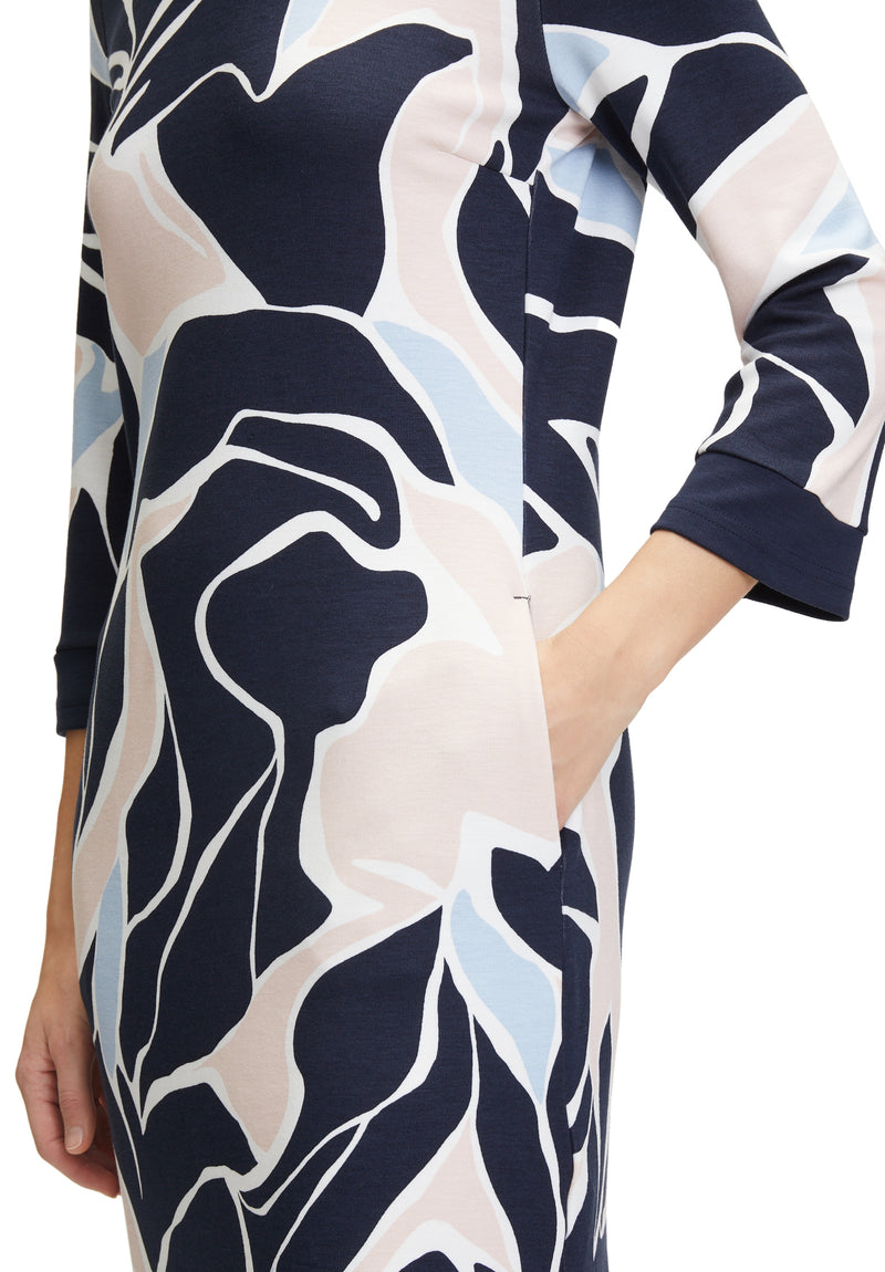 An image of the Betty Barclay Patterned 3/4 Sleeve Dress