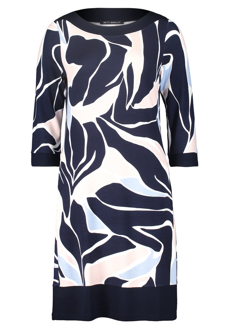An image of the Betty Barclay Patterned 3/4 Sleeve Dress