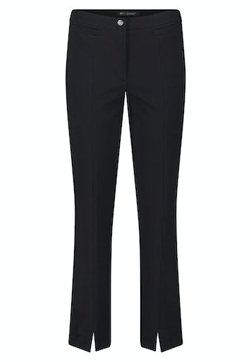 An image of the Betty Barclay Front Slit Trouser in black.