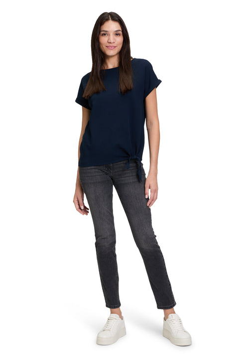 An image of the Betty Barclay Tie Detail Top