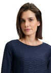 An image of the Betty Barclay Structured Shirt With Boat Neck