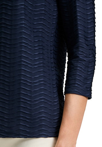 An image of the Betty Barclay Structured Shirt With Boat Neck